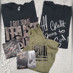 Burden Autographed CDs & 3 Tops